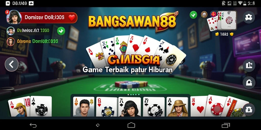Screenshot gameplay Domino yang menarik dan interaktif.