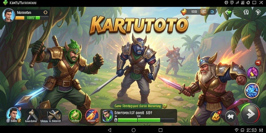 Screenshot gameplay KARTUTOTO yang menunjukkan aksi strategi mendebarkan.