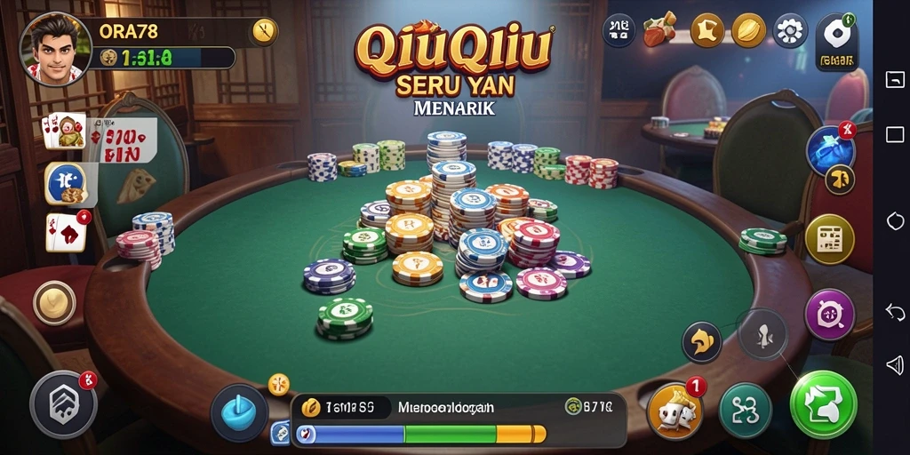 Screenshot gameplay QiuQiu menampilkan aksi seru di ORA78.