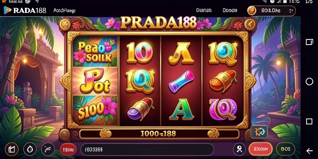 Tangkapan layar gameplay PRADA188 yang mendebarkan dalam permainan Slot.
