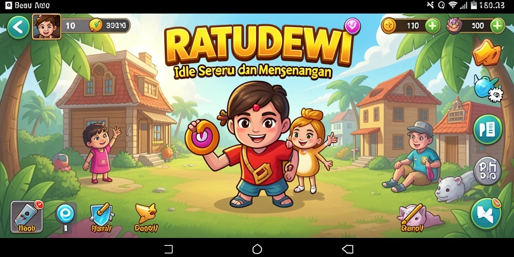 Screenshot gameplay <strong>RATUDEWI</strong> menunjukkan aksi Idle yang menarik.