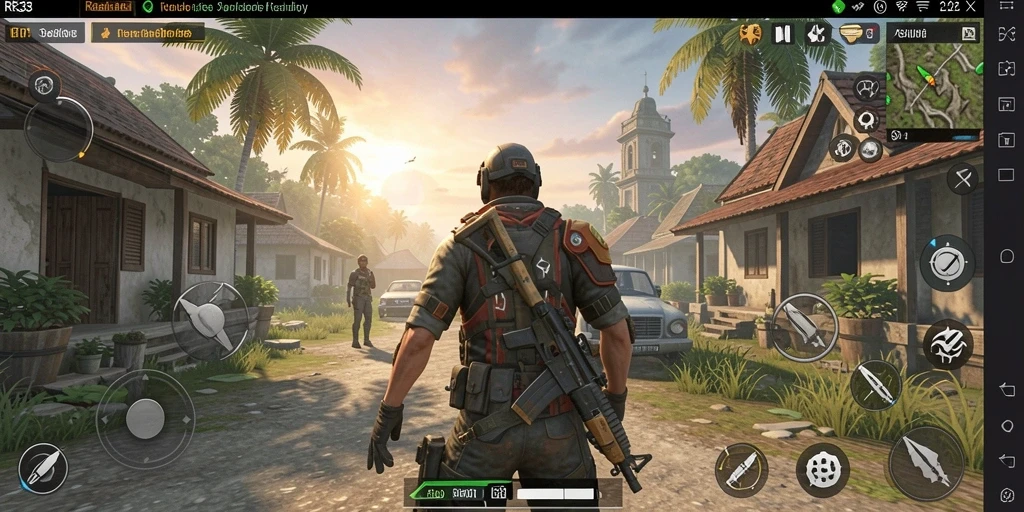 Screenshot utama RR33 menampilkan pengalaman gameplay Simulation yang mendalam.