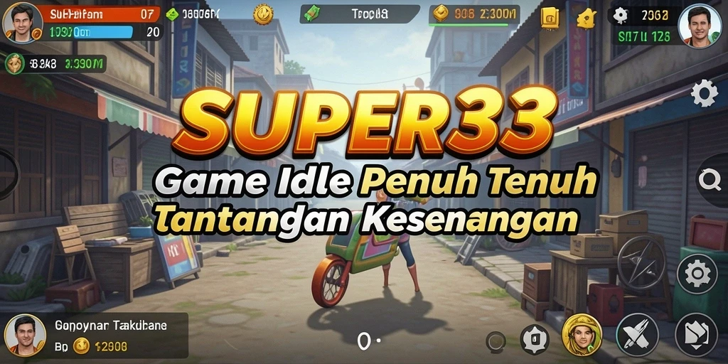 Screenshot gameplay <strong>SUPER33</strong> dengan tampilan menarik dan suasana Idle yang seru.