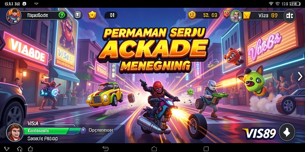 Screenshot gameplay VISA89 menunjukkan momen menegangkan saat bermain.
